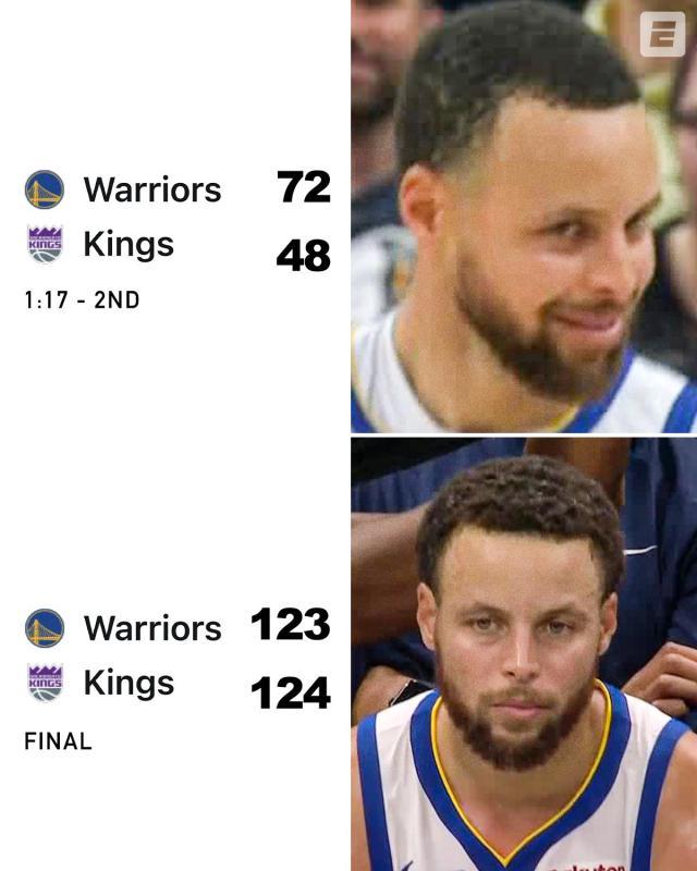 开云APP-从领先24分到被1分绝杀 科尔杂耍式换人玩崩勇士